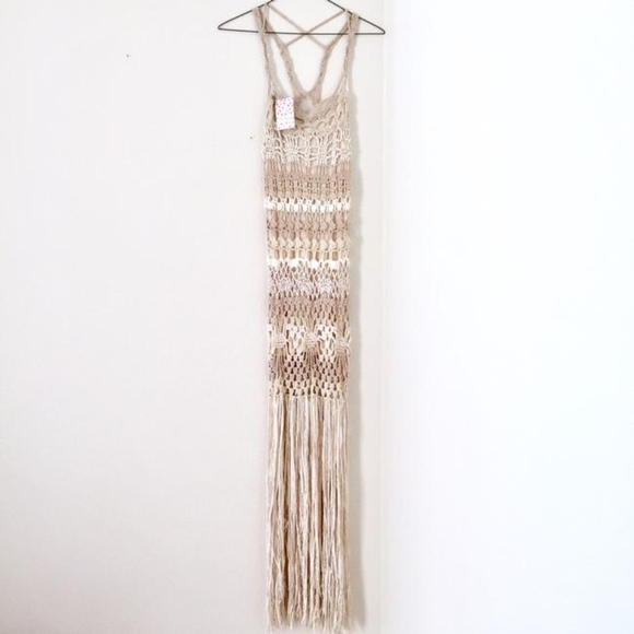 Free People Dresses & Skirts - FREE PEOPLE Debbie’s Limited Edition Fringe Dress